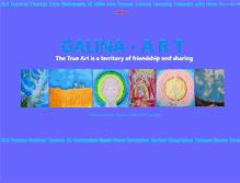 Tablet Screenshot of galina-art.com